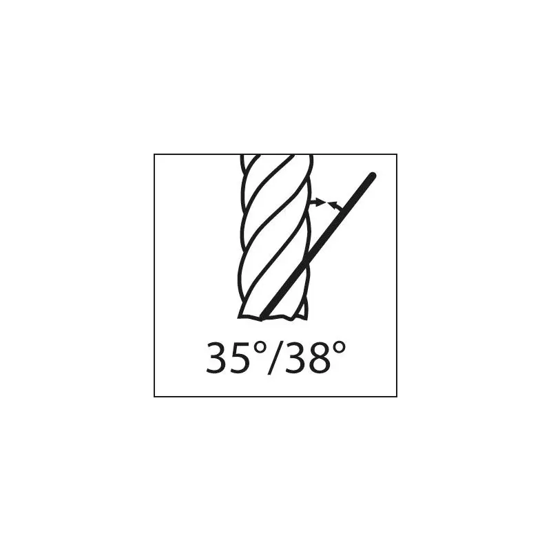 Fréza monolitní tvrdokovová podbroušená RF100HB Signum, Gühring 6736