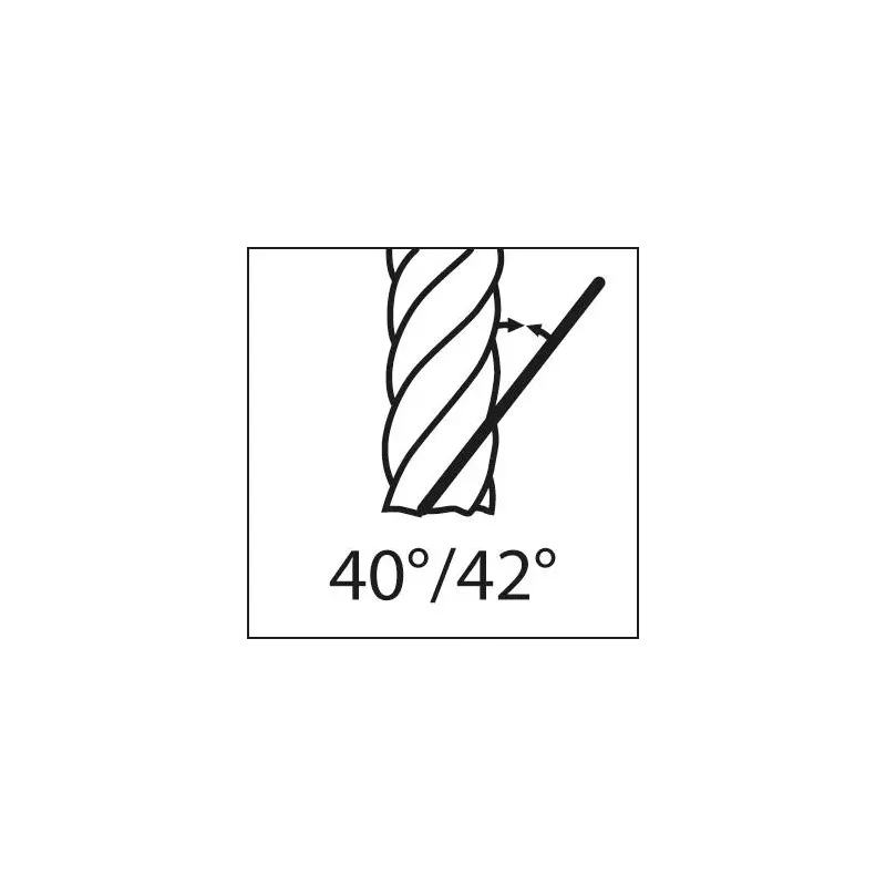 Fréza monolitní tvrdokovová Fire 6527L, Z 4, INOX, Gühring 3800