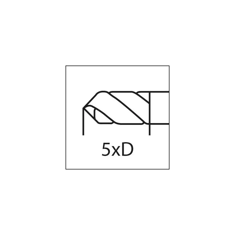 Spiralový vrták WN, 5xD, HSSE-PM, Gühring