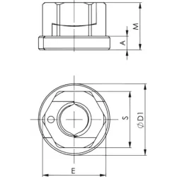 Rychloupínací matice s nákružkem TWINNUT, AMF