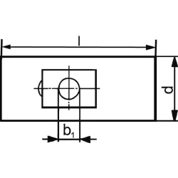 Upínací příložka včetně šroubu, AMF