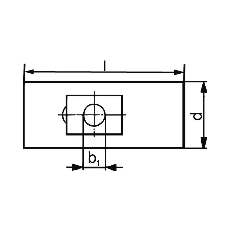 Upínací příložka včetně šroubu, AMF
