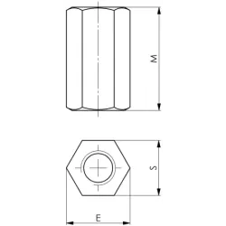 Prodlužovací matice D6334, AMF