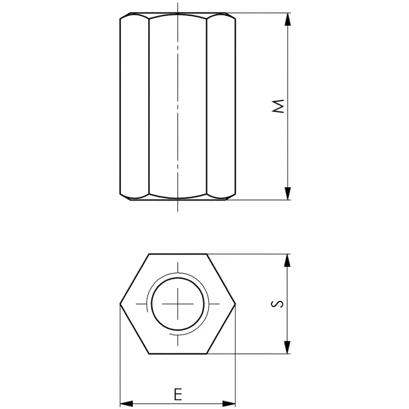 Prodlužovací matice D6334, AMF
