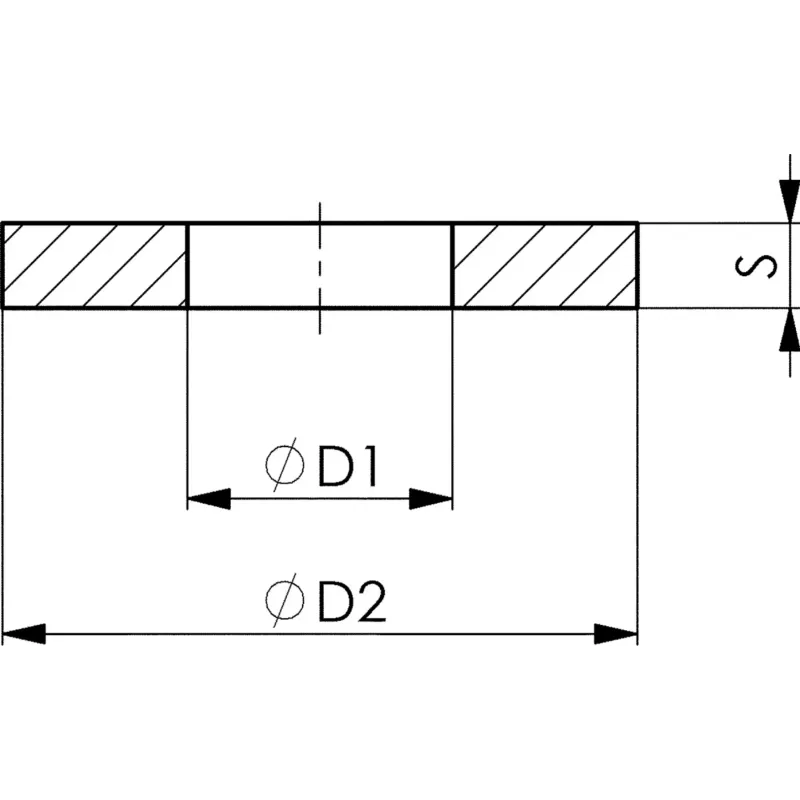 Podložka pod šroub, D6340, AMF